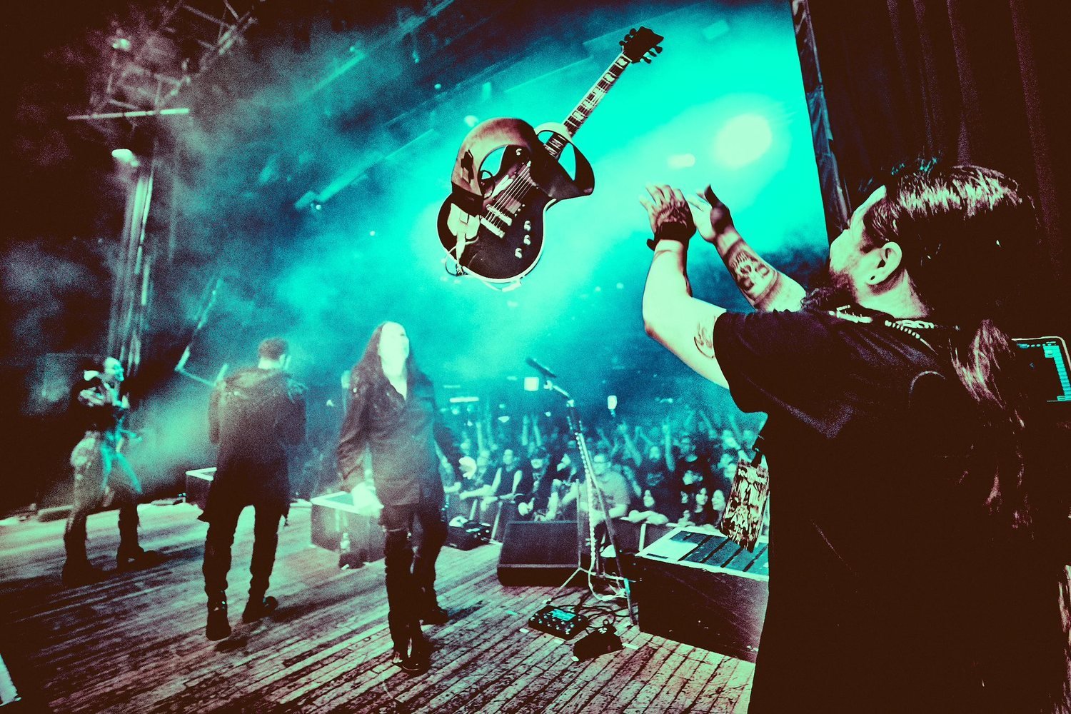 Live on stage